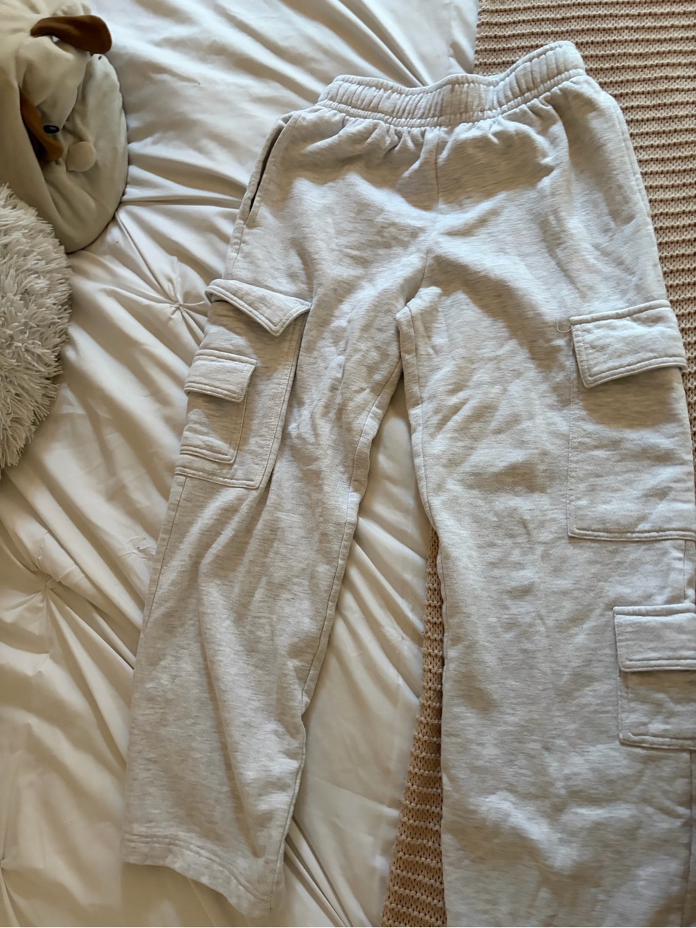 Garage Light Gray Cargo Sweatpants